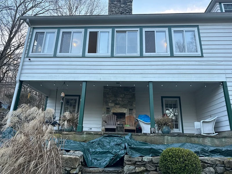 Porch windows to be Replaced in Redding, CT